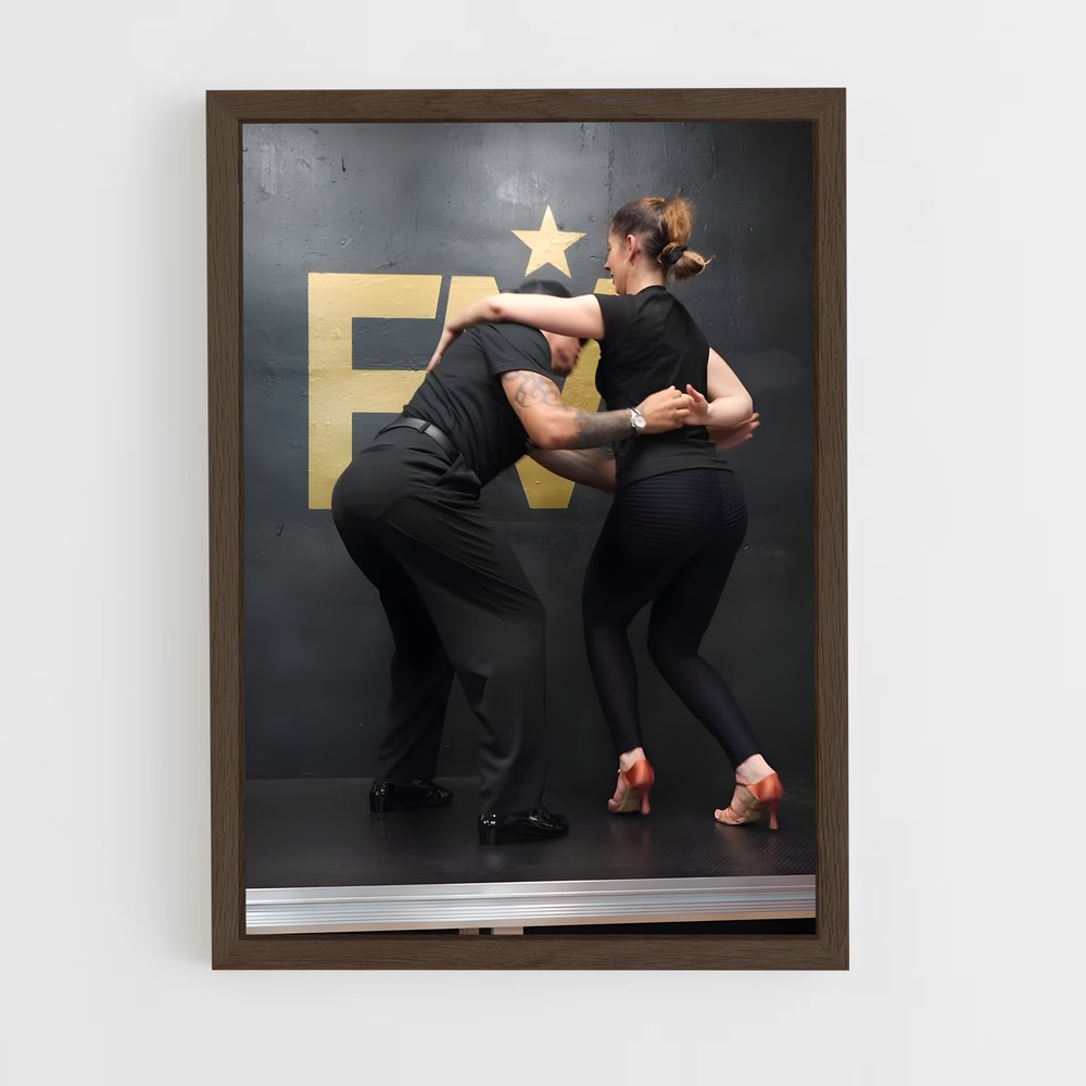 Poster Équilibre en Noir – affiche Danse (vue 5)